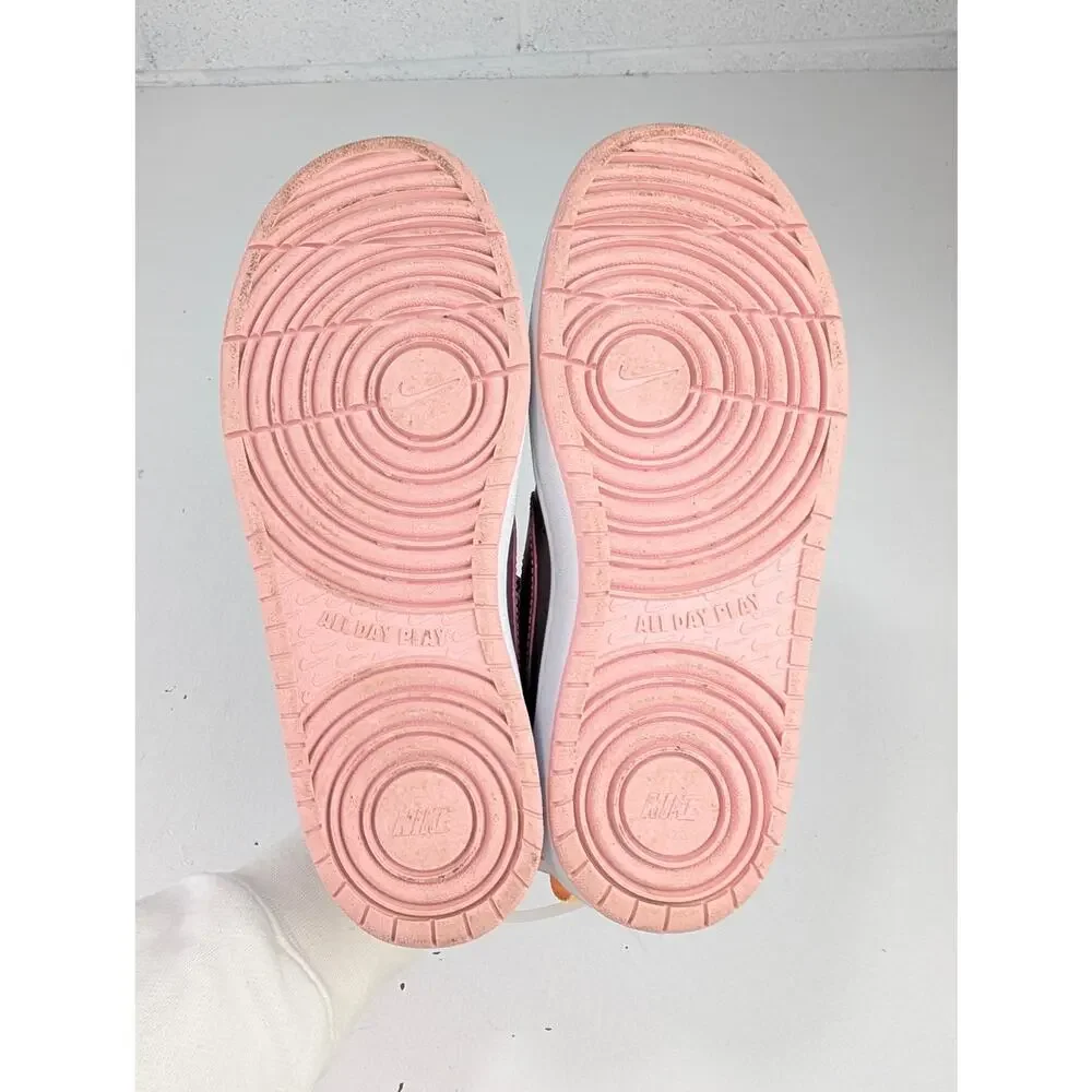 Nike Youth 5 Court Bourgh Low 2 Sneaker - Violet Ore/Pink Glaze